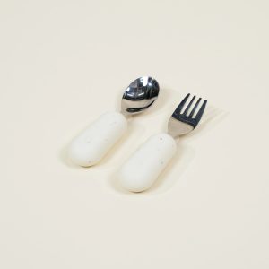 Coco Village Silicone Toddler Fork & Spoon Set – Pottery Collection