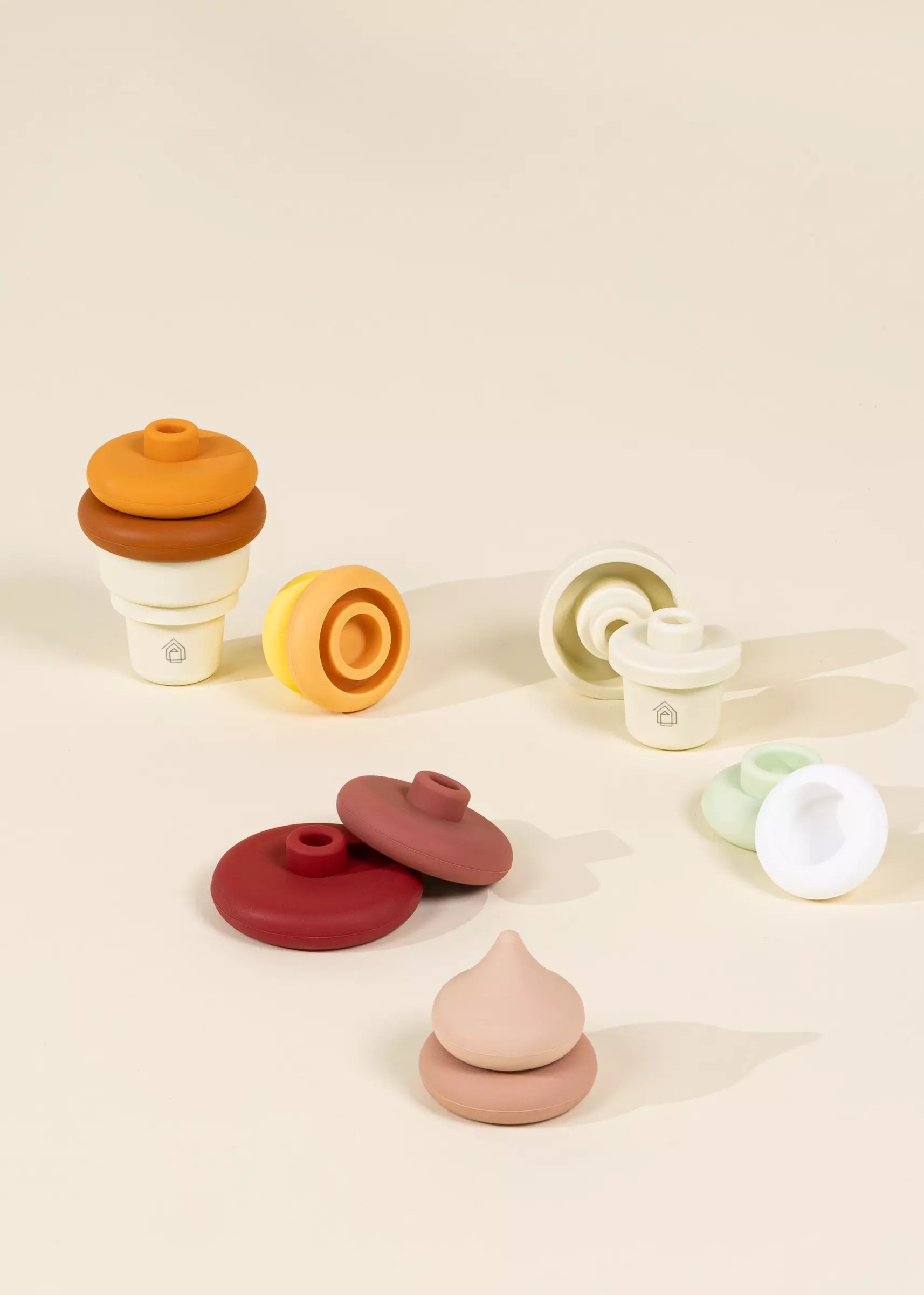 Coco Village 3 Sets of Silicone Stackable Ice Cream Cones (18 pcs) - Image 3