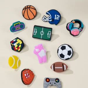 Coco Village Set of 12 Sports & Activities Charms Pin
