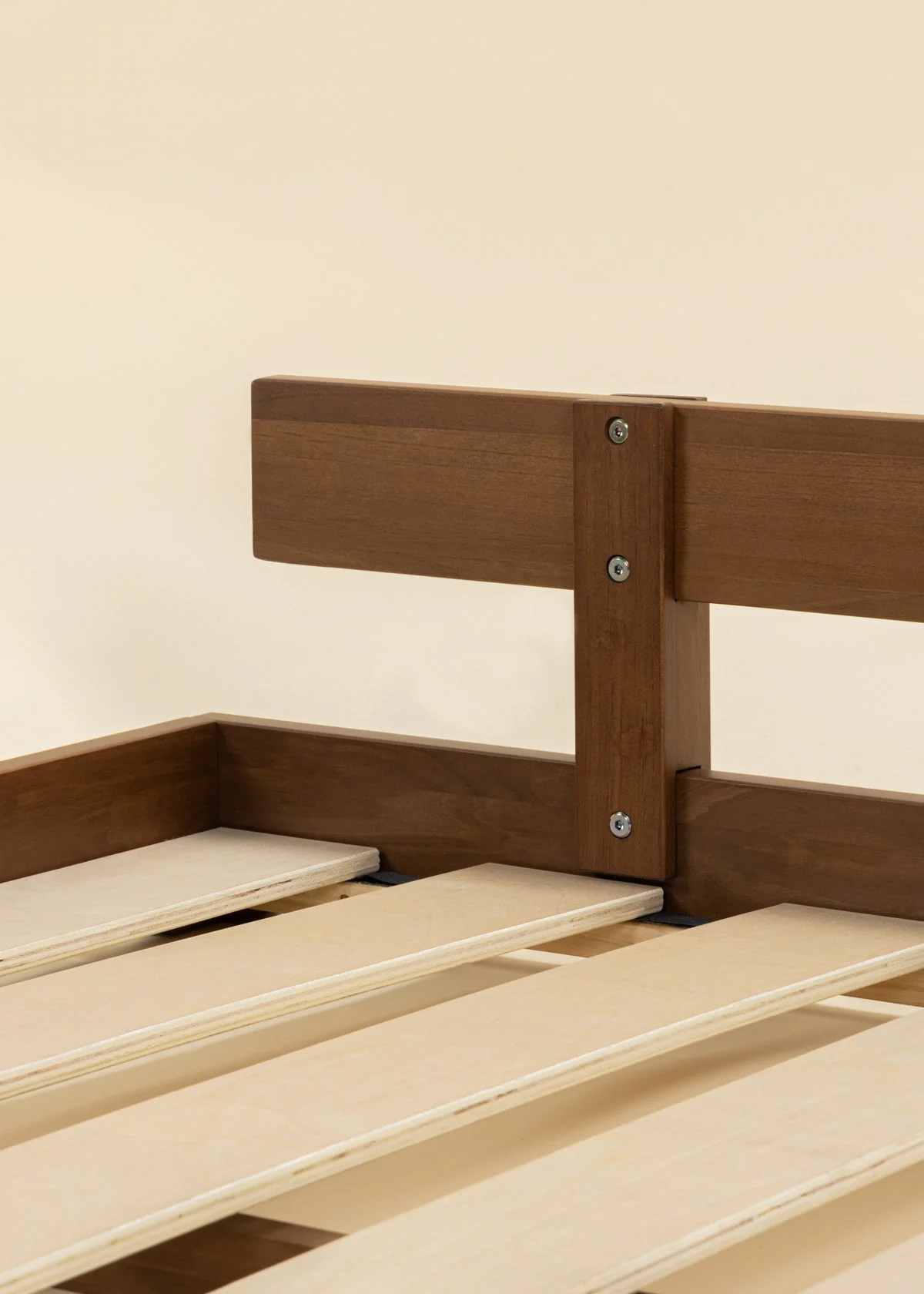 Coco Village Wooden Bed Frame Rail - Walnut - Image 6