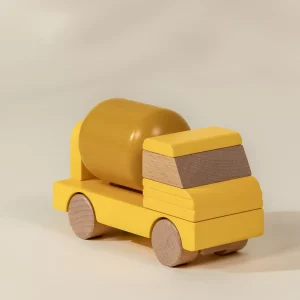 Coco Village Wooden Construction Vehicle - Cement Truck