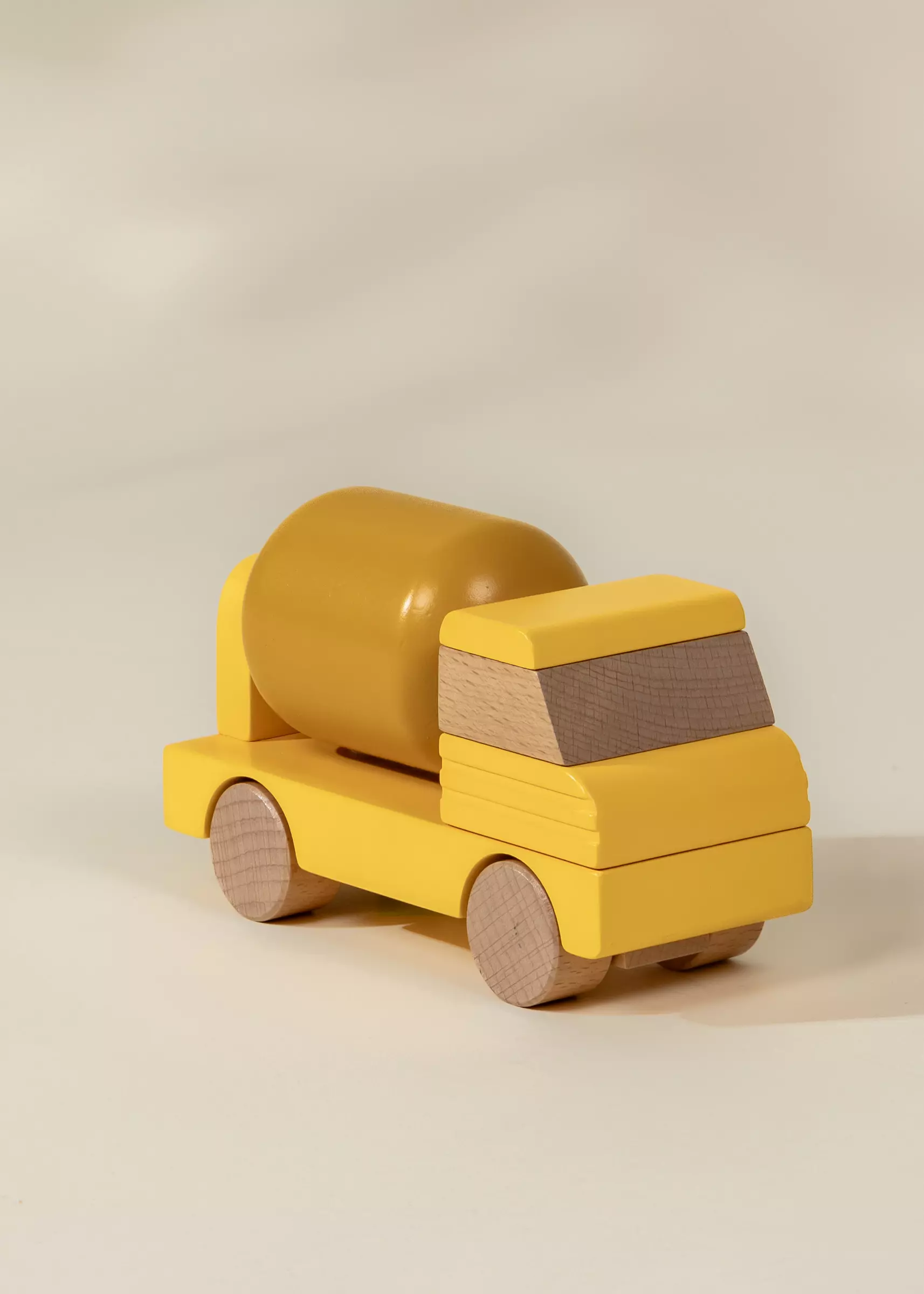 Coco Village Wooden Construction Vehicle - Cement Truck