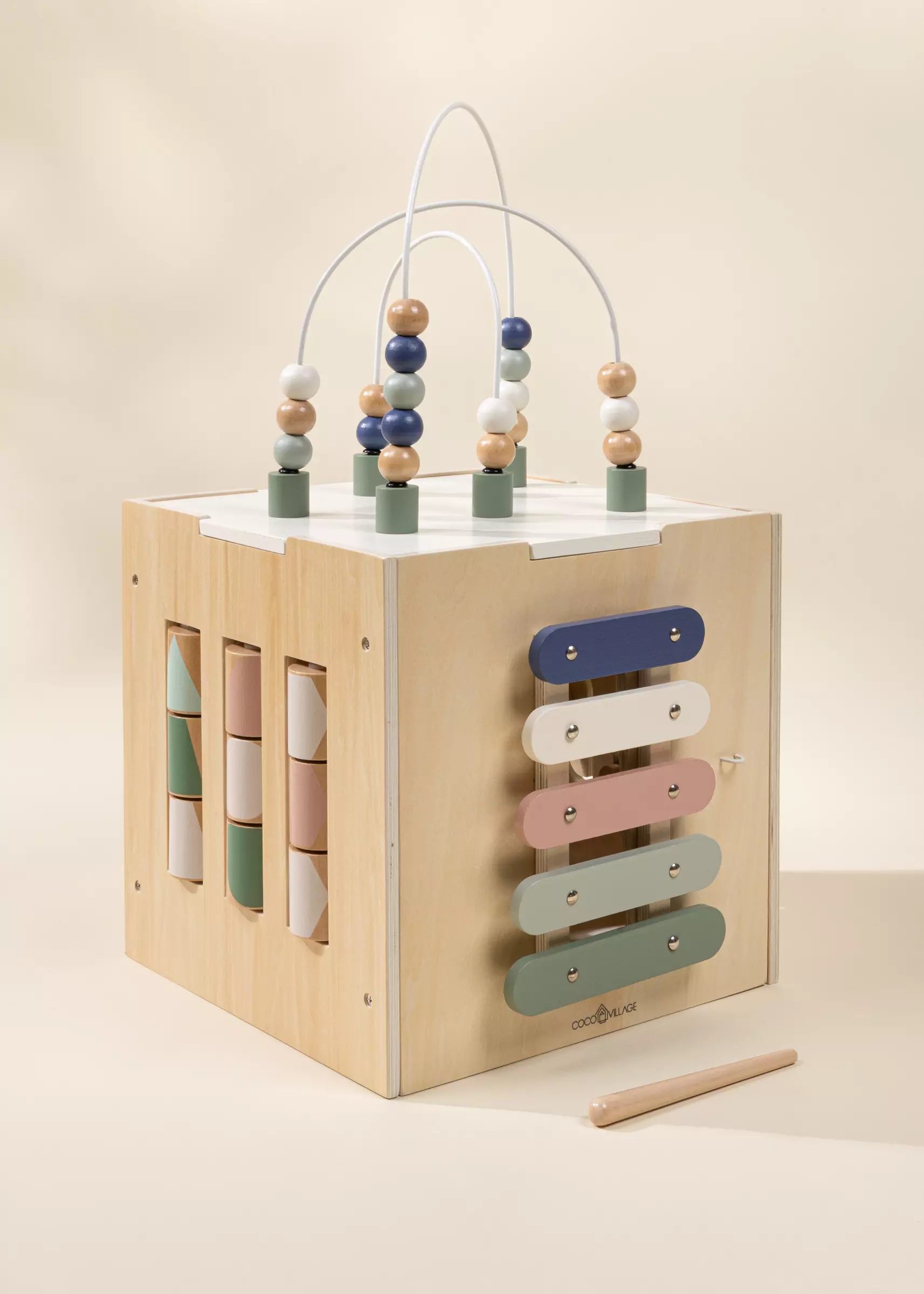 Coco Village Wooden Activity Cube