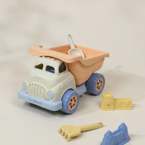 Coco Village Oversized 5-Piece Wheat Straw Sand Toy Set – Dump Truck & Accessories