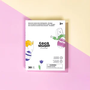 Coco Village Watercolor Garden Party Painting Book - 30 pages