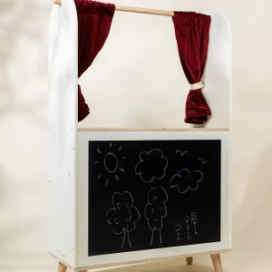 Coco Village Wooden Play Market & Theater Stand