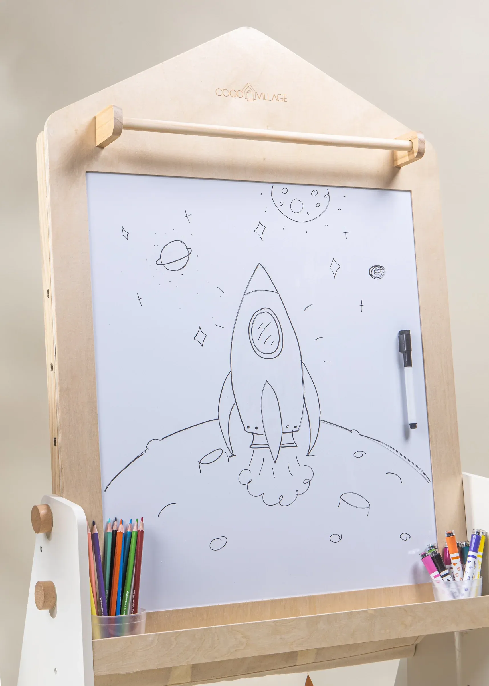 Coco Village Wooden Art Easel - Image 11