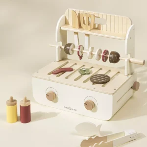 Coco Village Wooden Barbecue Playset and Accessories
