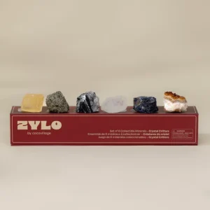 Coco Village Set of 6 collectible Minerals - Crystal Critters