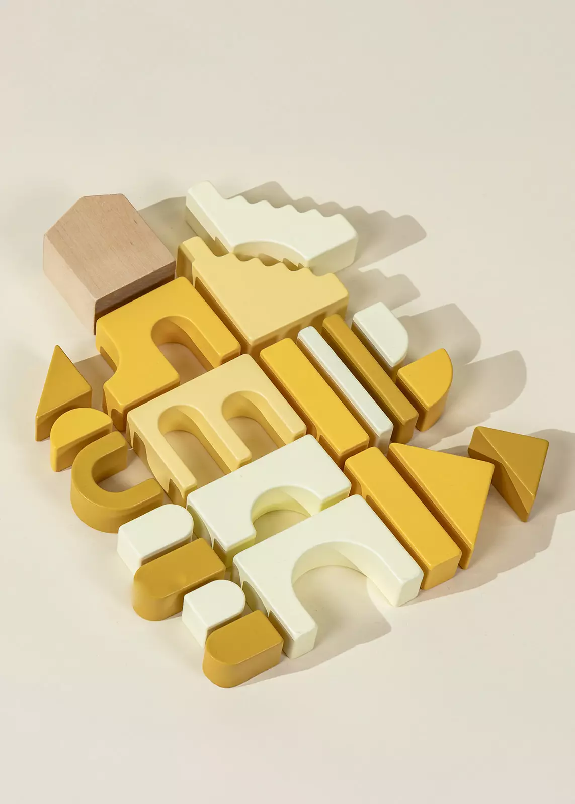 Coco Village Houses Wooden Creative Blocks Set - 21 pcs - Image 4