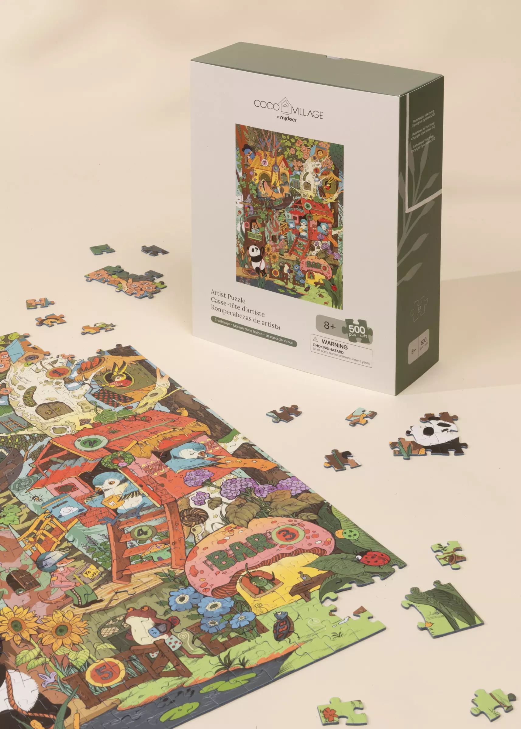 Coco Village Artist Puzzle - Treehouse - 500pcs