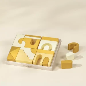 Coco Village Houses Wooden Creative Blocks Set - 21 pcs