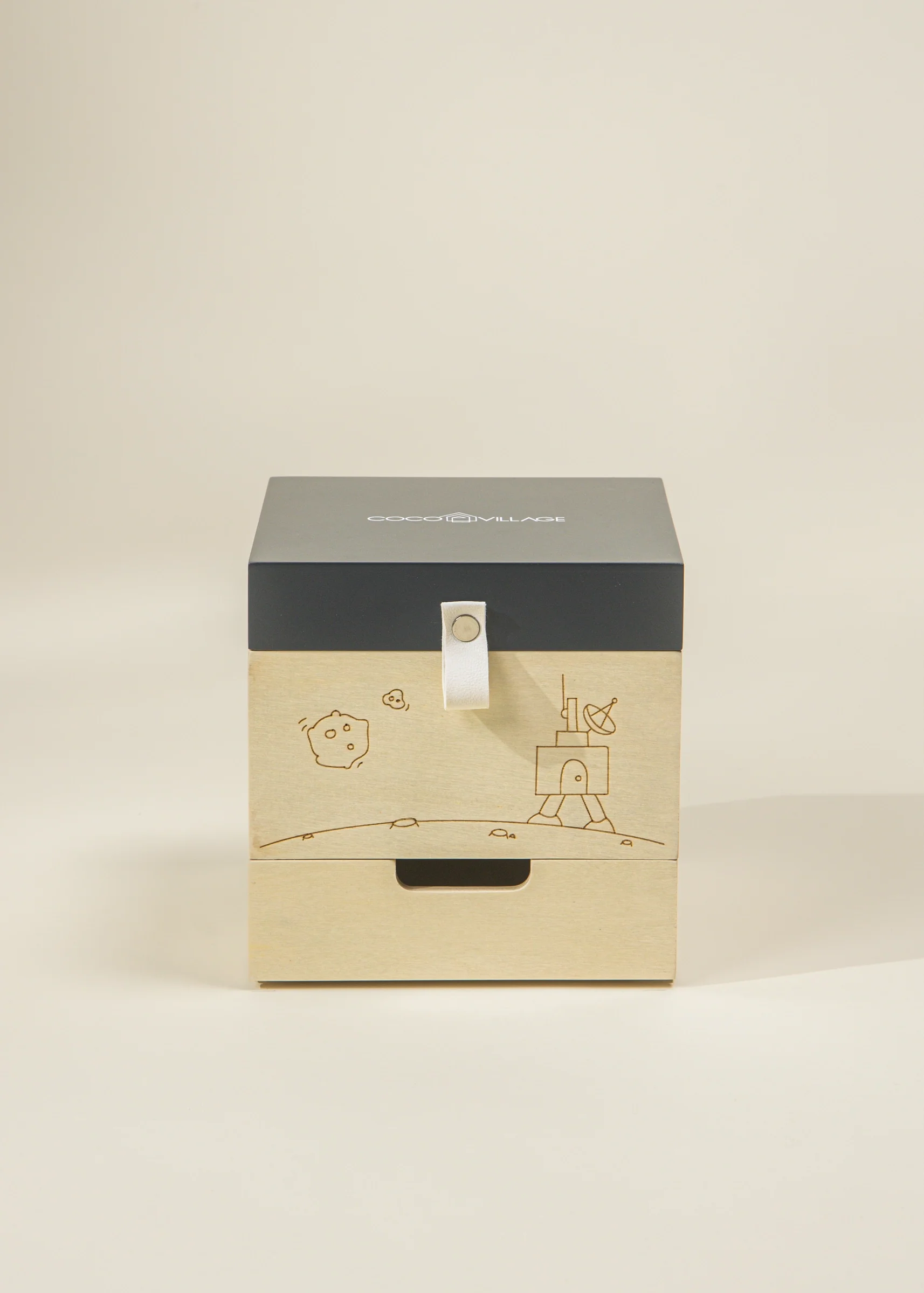 Coco Village Wooden Musical Souvenir Box - Space - Image 2