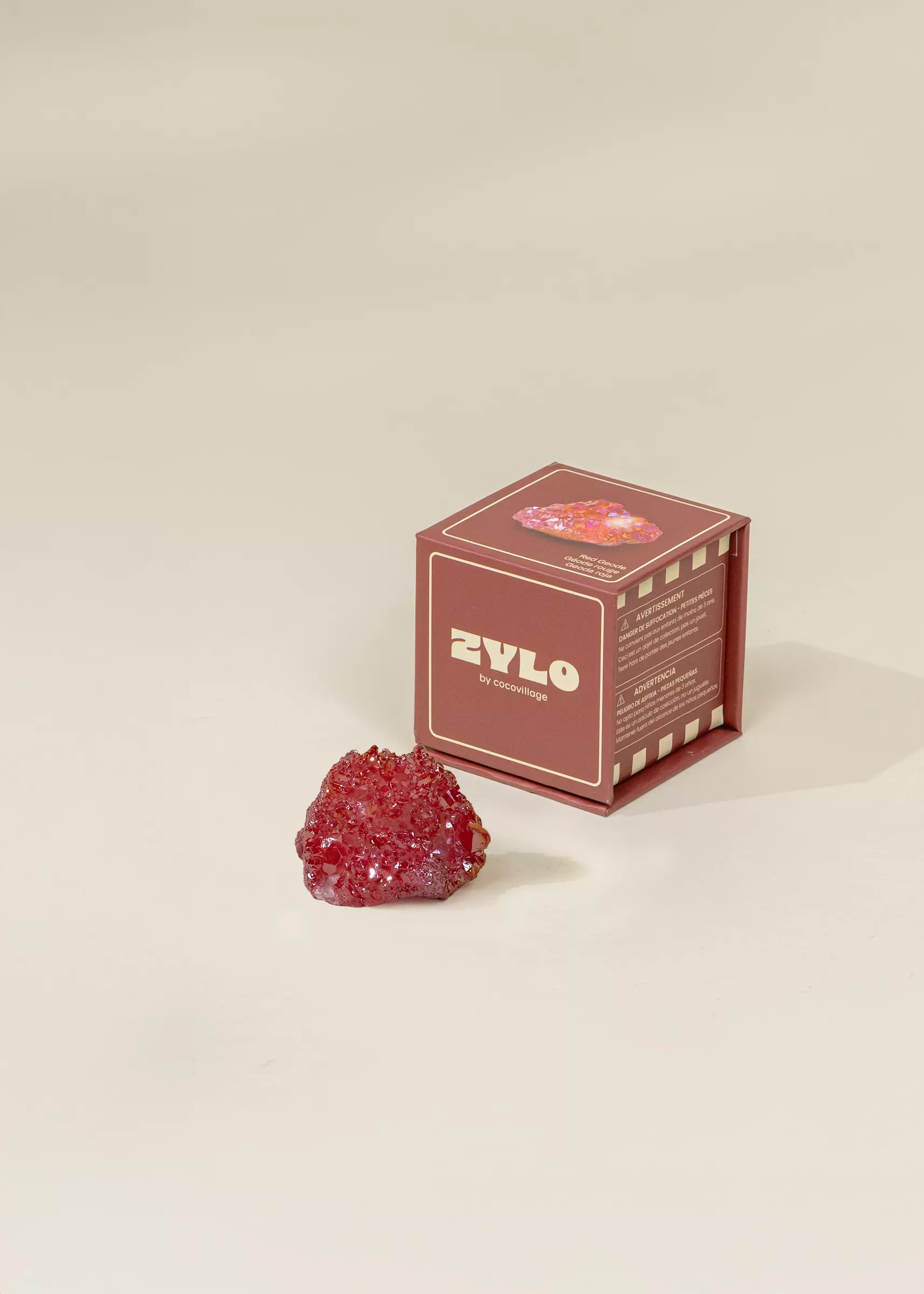 Coco Village Collectible Mineral - Red Geode