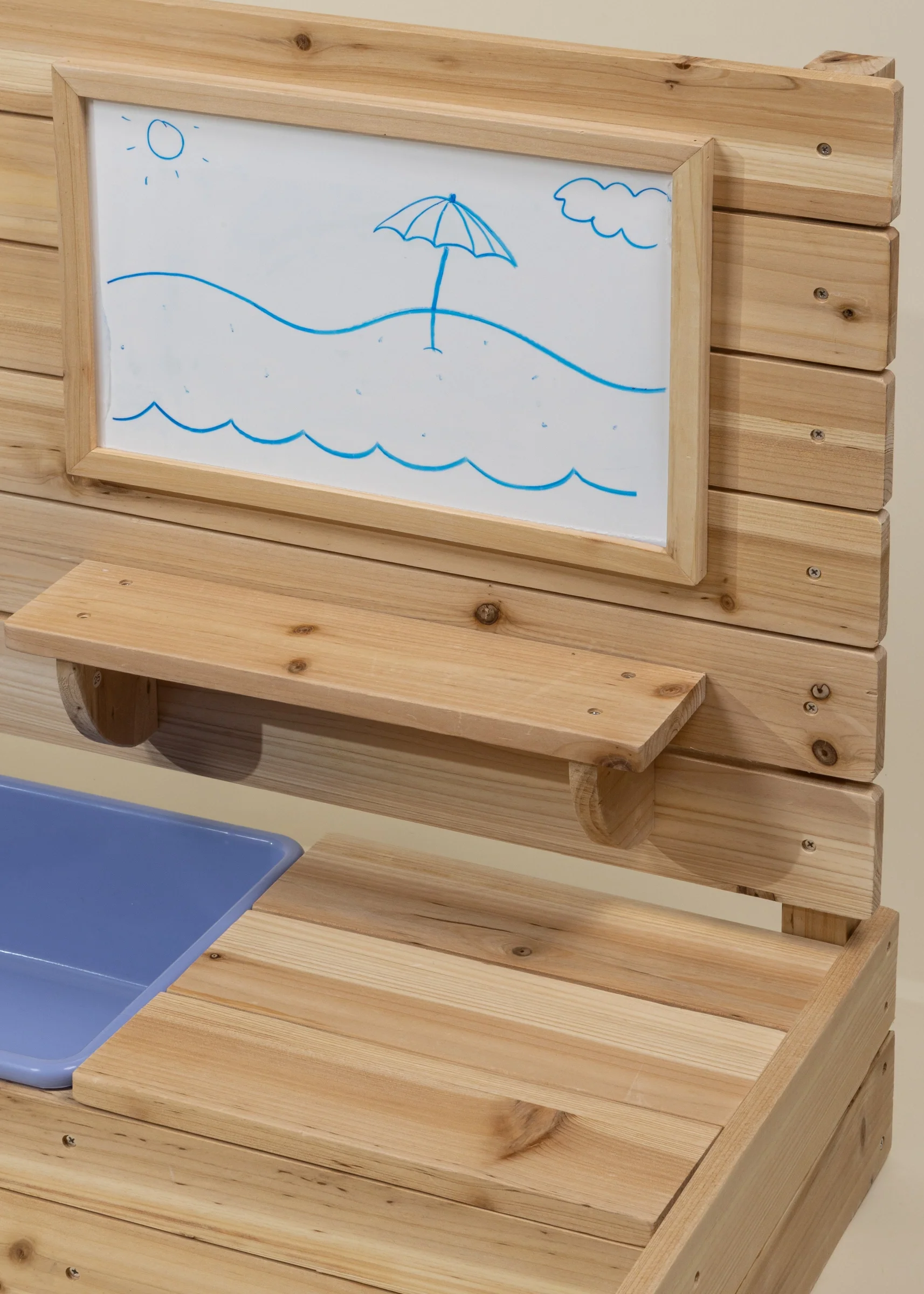 Coco Village Wooden Sandpit with Cover - Image 7