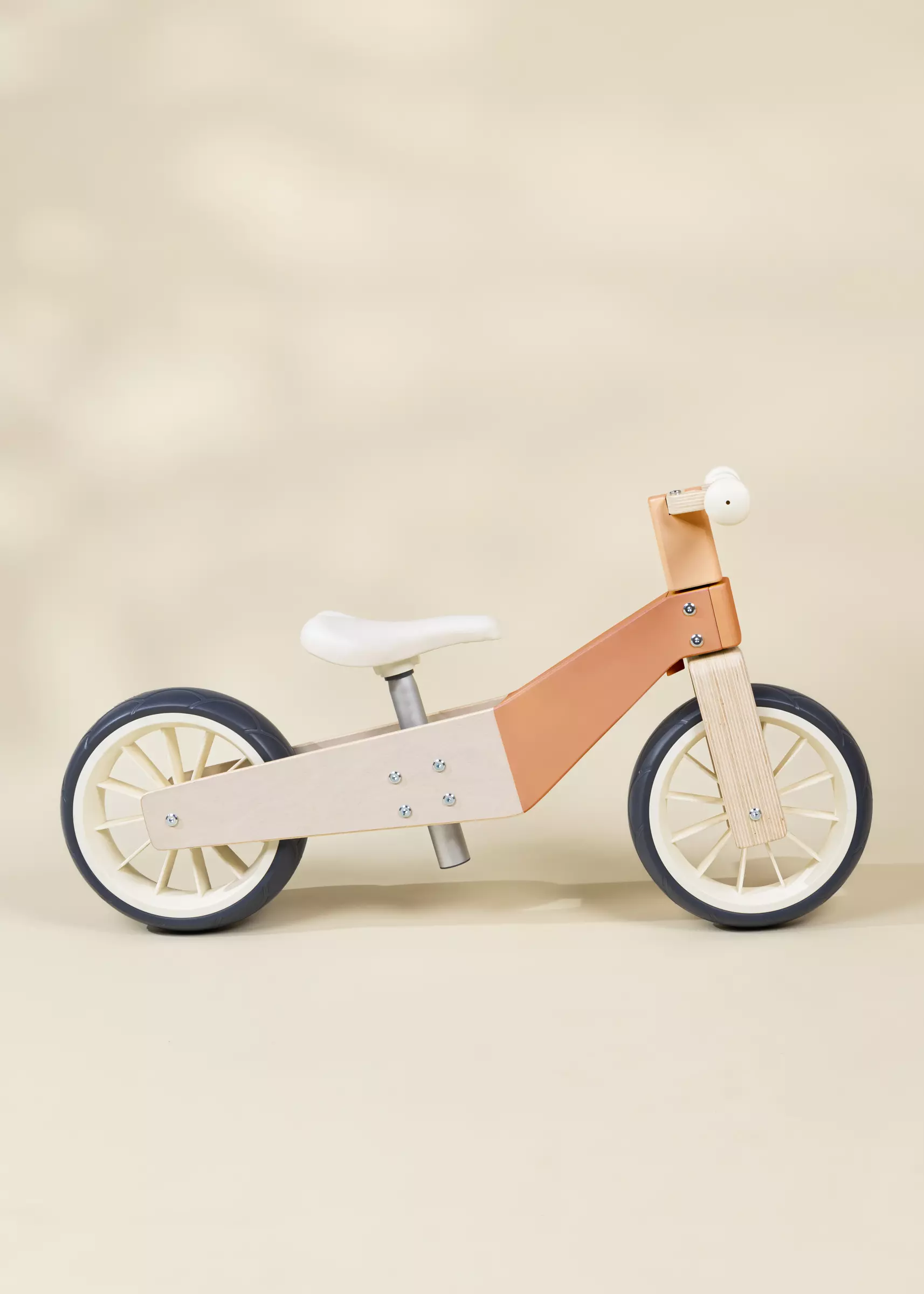 Coco Village Evolutive Wooden Balance Bike - 3 in 1 – Grapefruit - Image 8