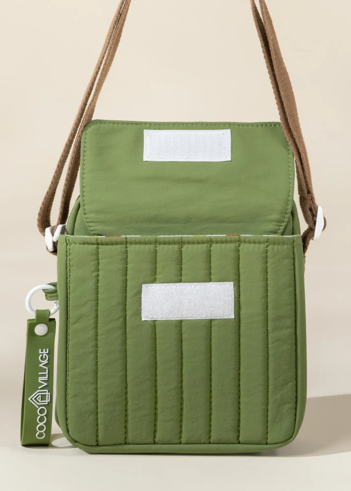 Coco Village Washable Nylon Crossbody Bag - Earthbound - Image 6