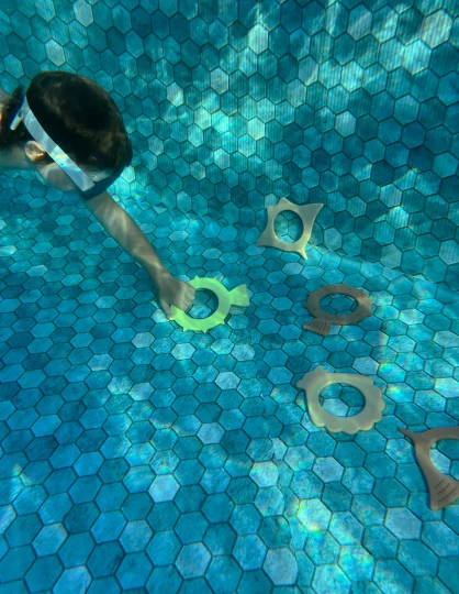 Coco Village Set of 6 Silicone Diving Rings Pool Toys - Image 3