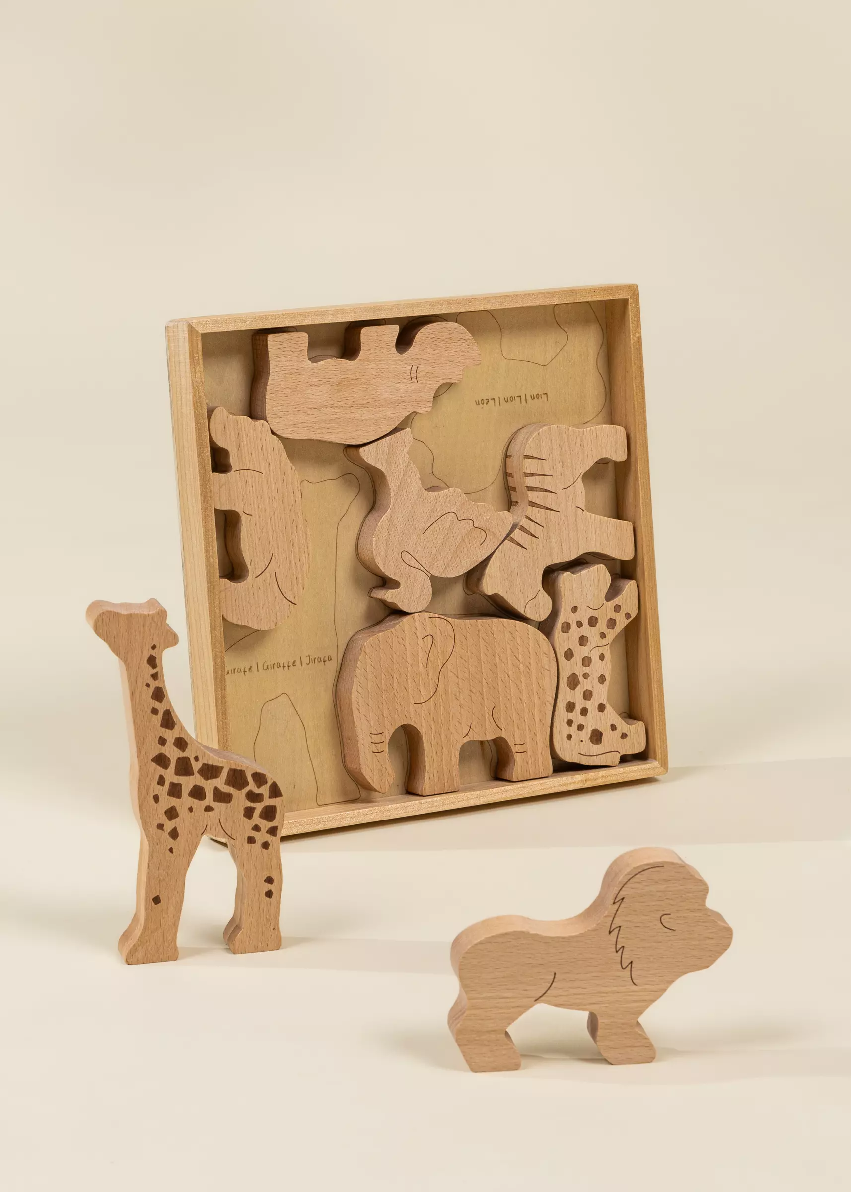 Coco Village Wooden Balance Puzzle - Safari - 8 pieces - Image 9