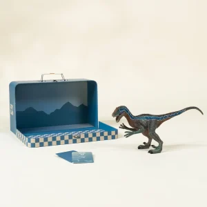 Coco Village Velociraptor Dinosaur in a Collectible Box