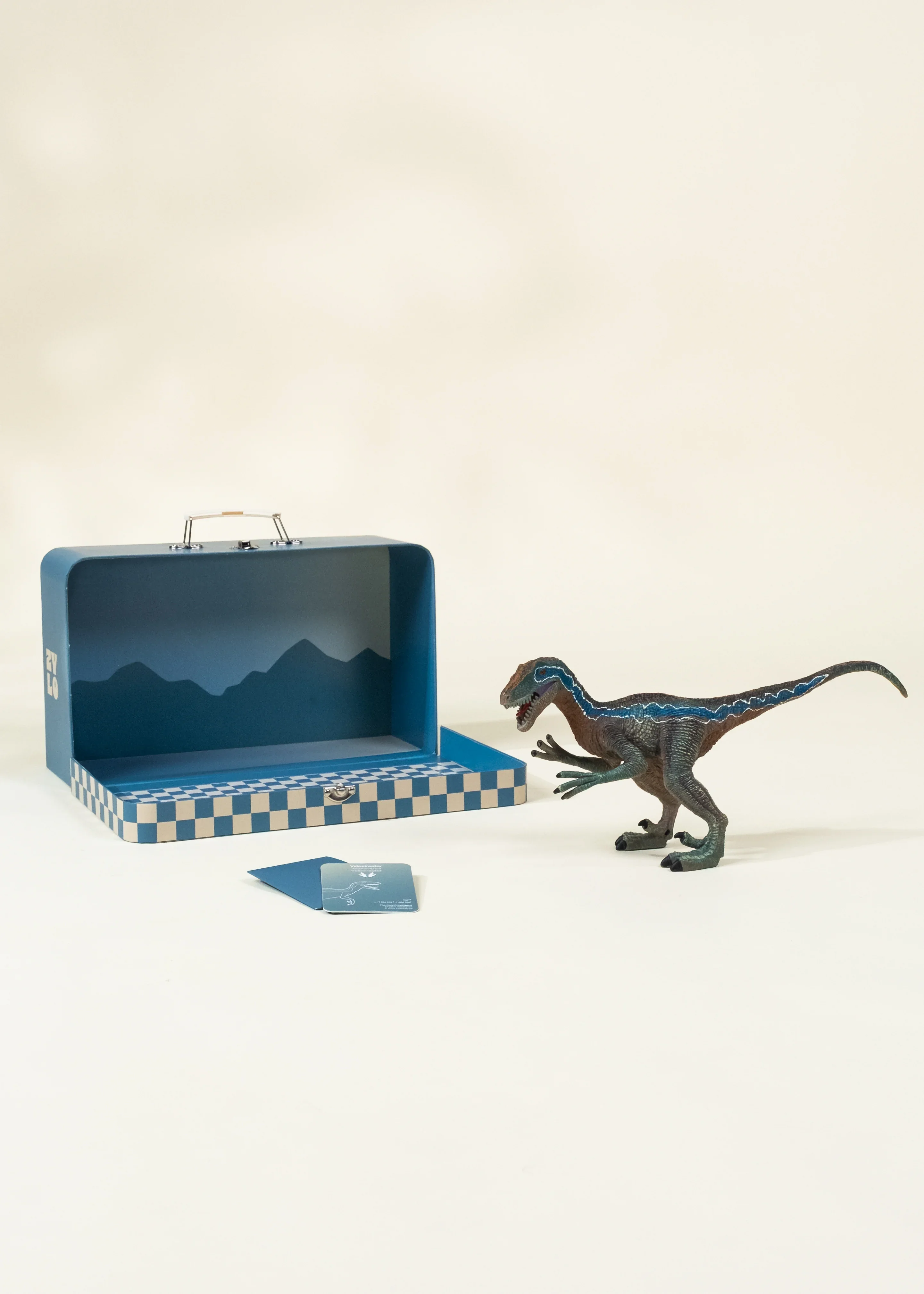 Coco Village Velociraptor Dinosaur in a Collectible Box