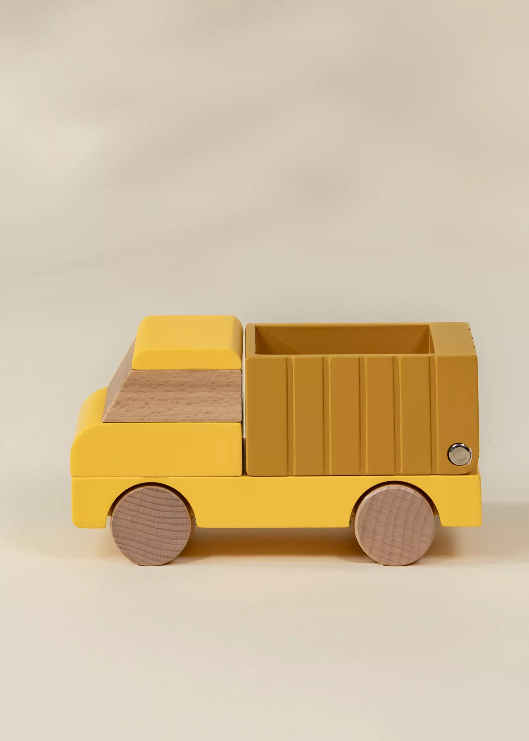 Coco Village Wooden Construction Vehicle - Dump Truck - Image 5