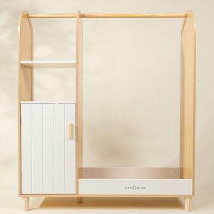Coco Village Wooden Play Dress Up Wardrobe