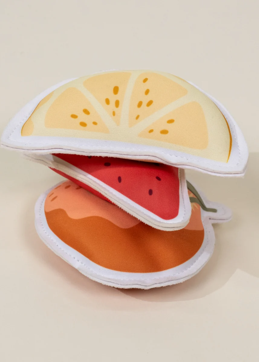 Coco Village Set of 3 Neoprene Diving Figures – Summer Fruits - Image 7