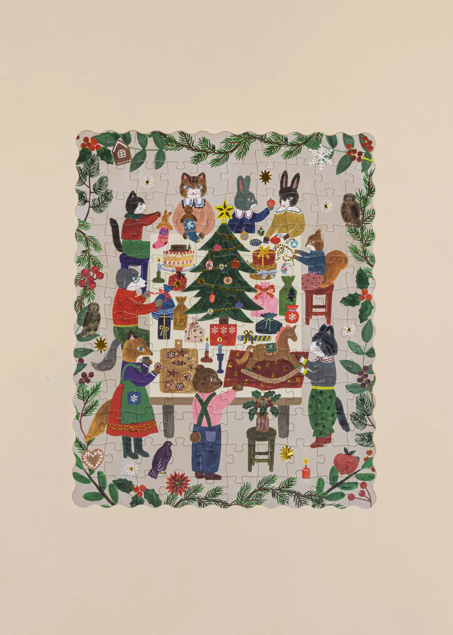 Coco Village Holiday Puzzle - Gift Exchange - 120pcs - Image 2
