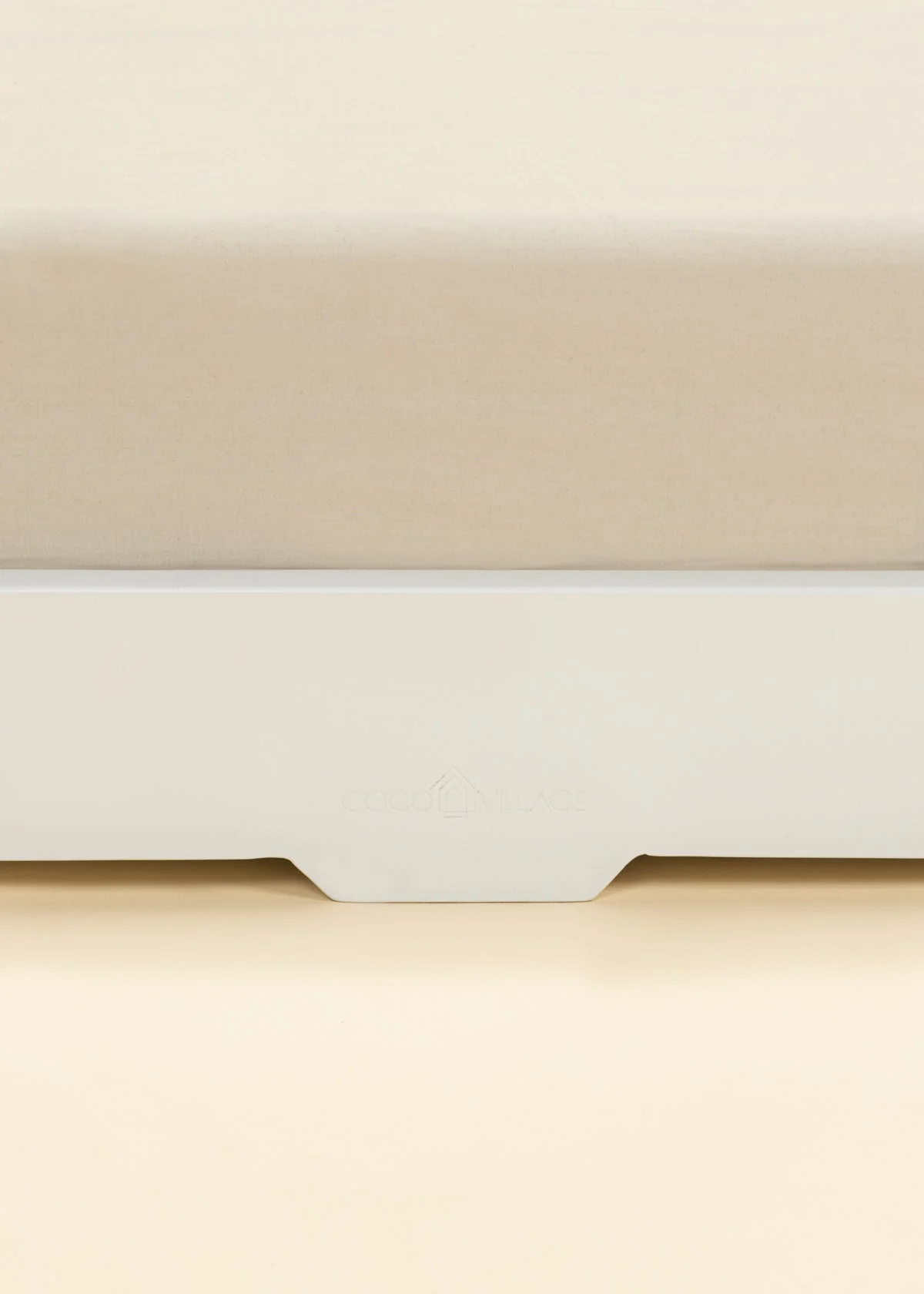 Coco Village Wooden Bed Frame - White - Image 18