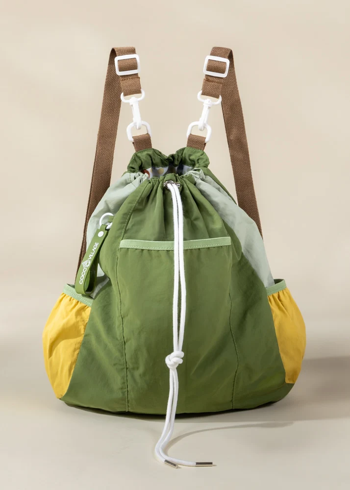 Coco Village Washable Nylon Gym Bag - Earthbound