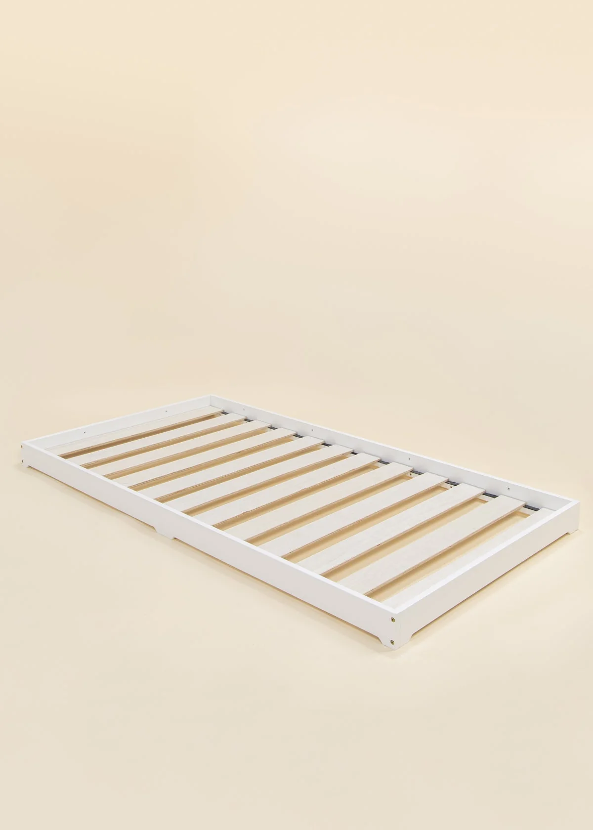Coco Village Wooden Bed Frame - White