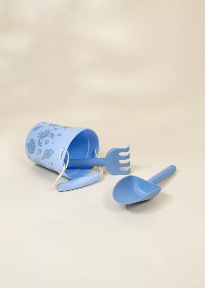 Coco Village Silicone Beach Bucket & Accessories (3 pcs) - Under the sea - Image 5