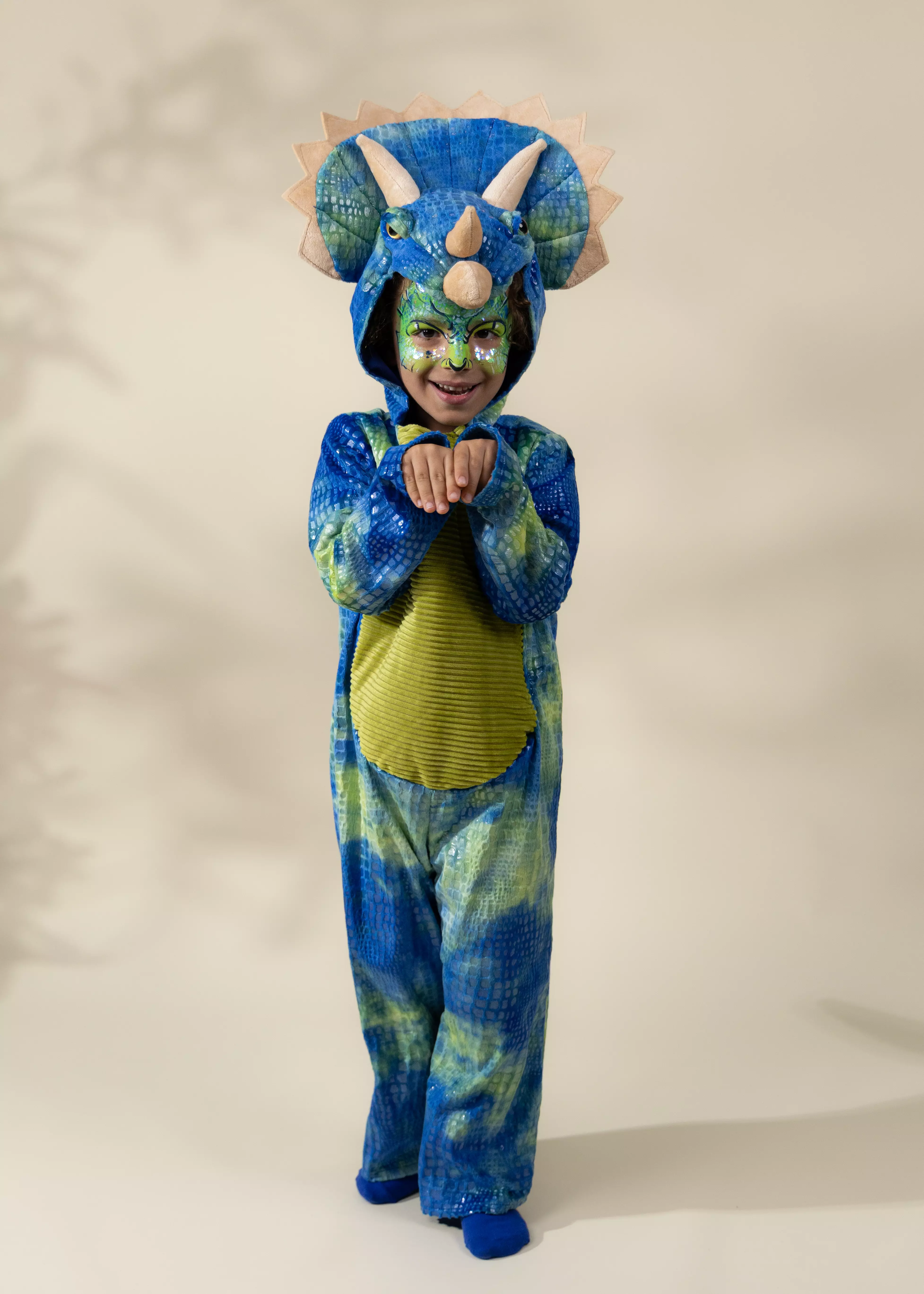 Coco Village Triceratops Dino Costume - 3-4Y