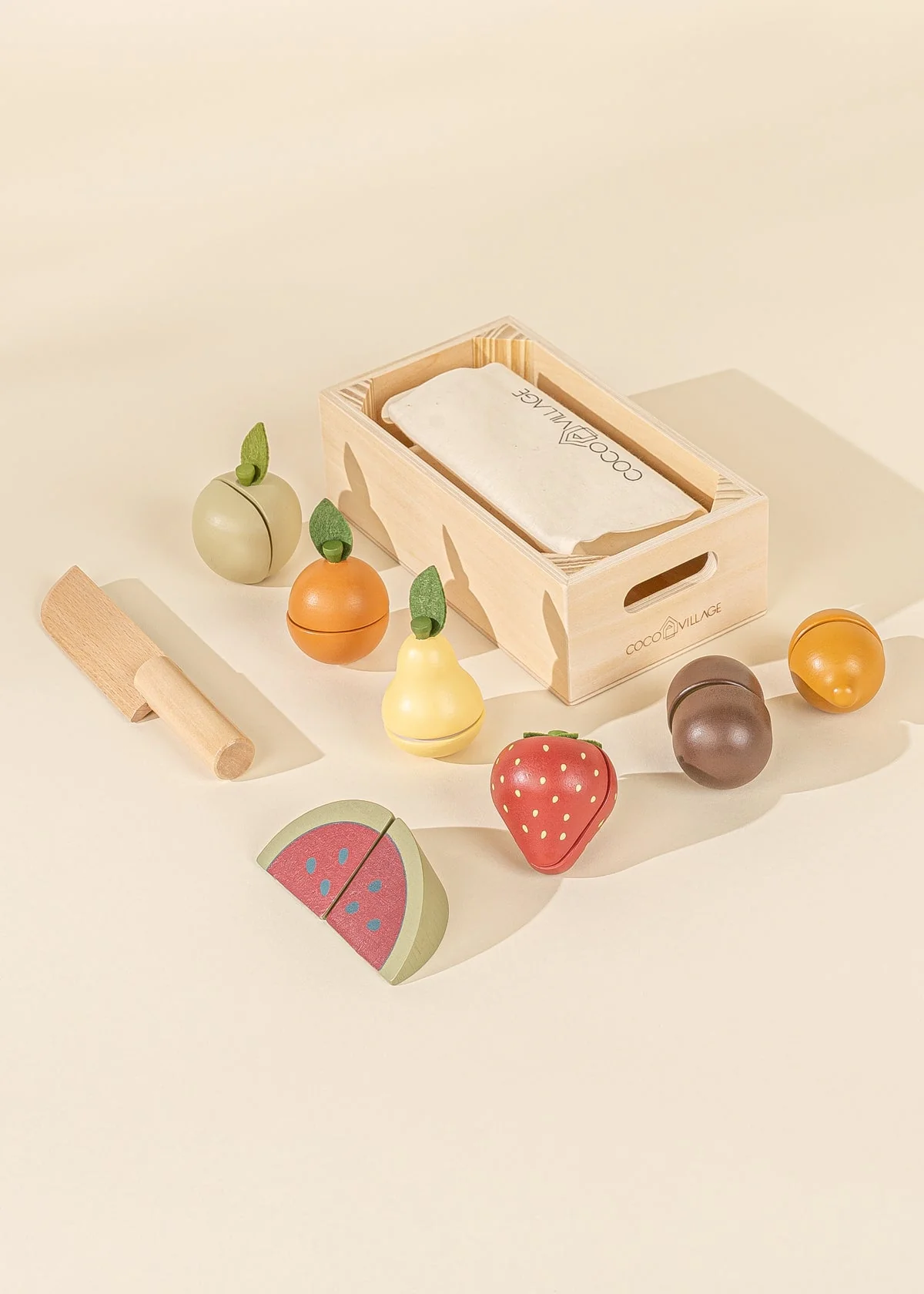 Coco Village Wooden Fruits Playset - Image 5