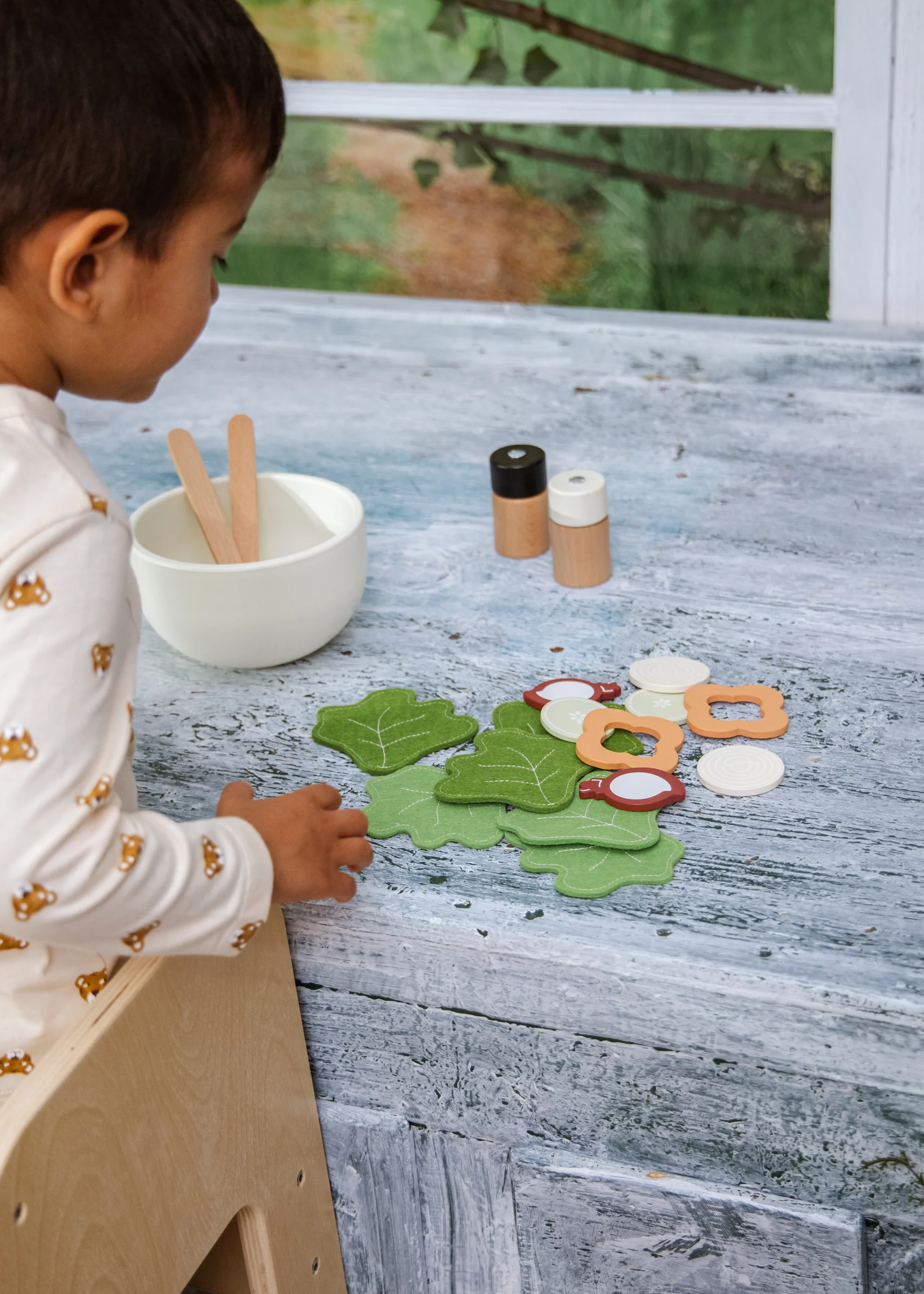 Coco Village Wooden Salad Playset - Image 8