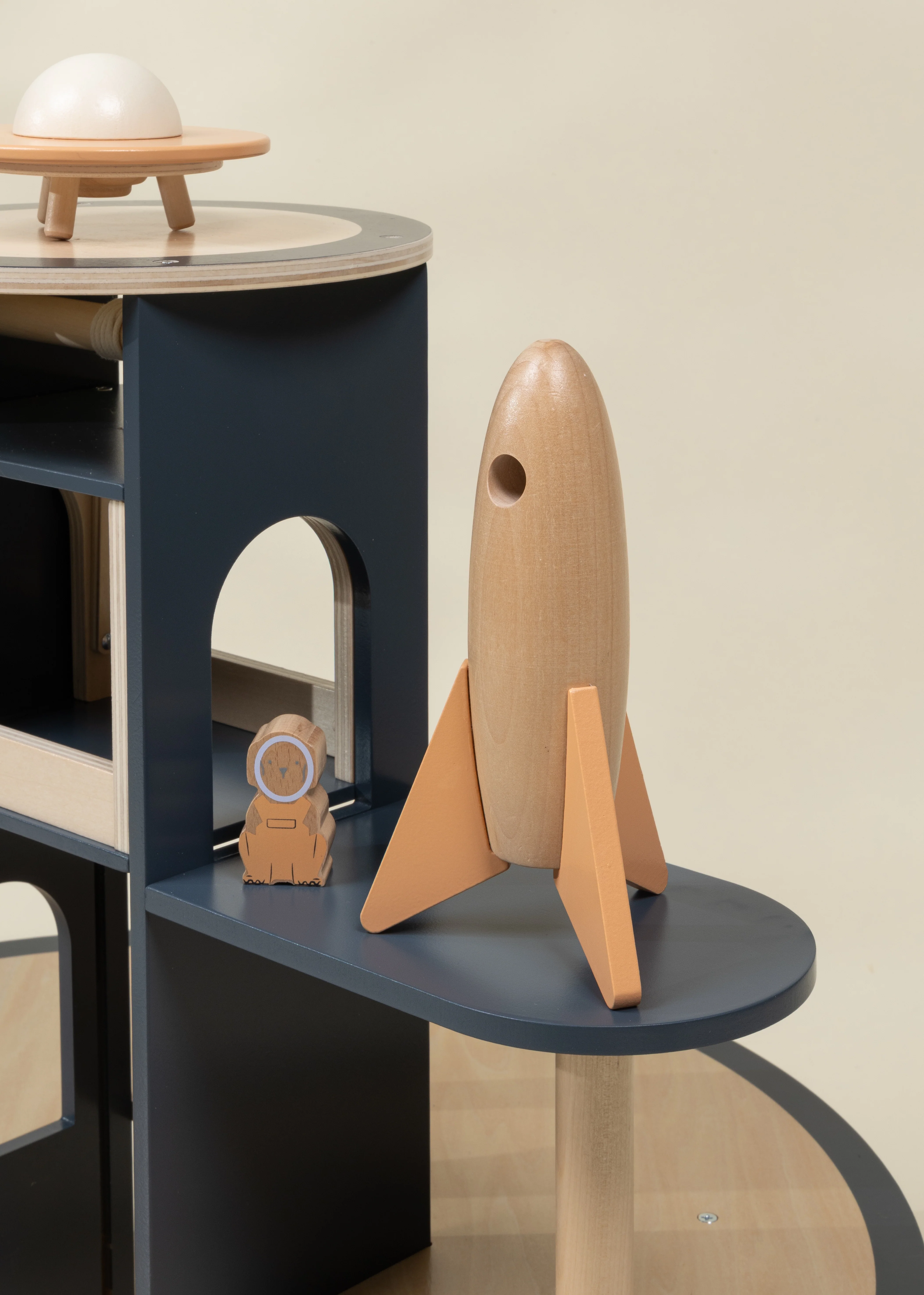 Coco Village Oversized Wooden Space Station Playset & Accessories - Image 5