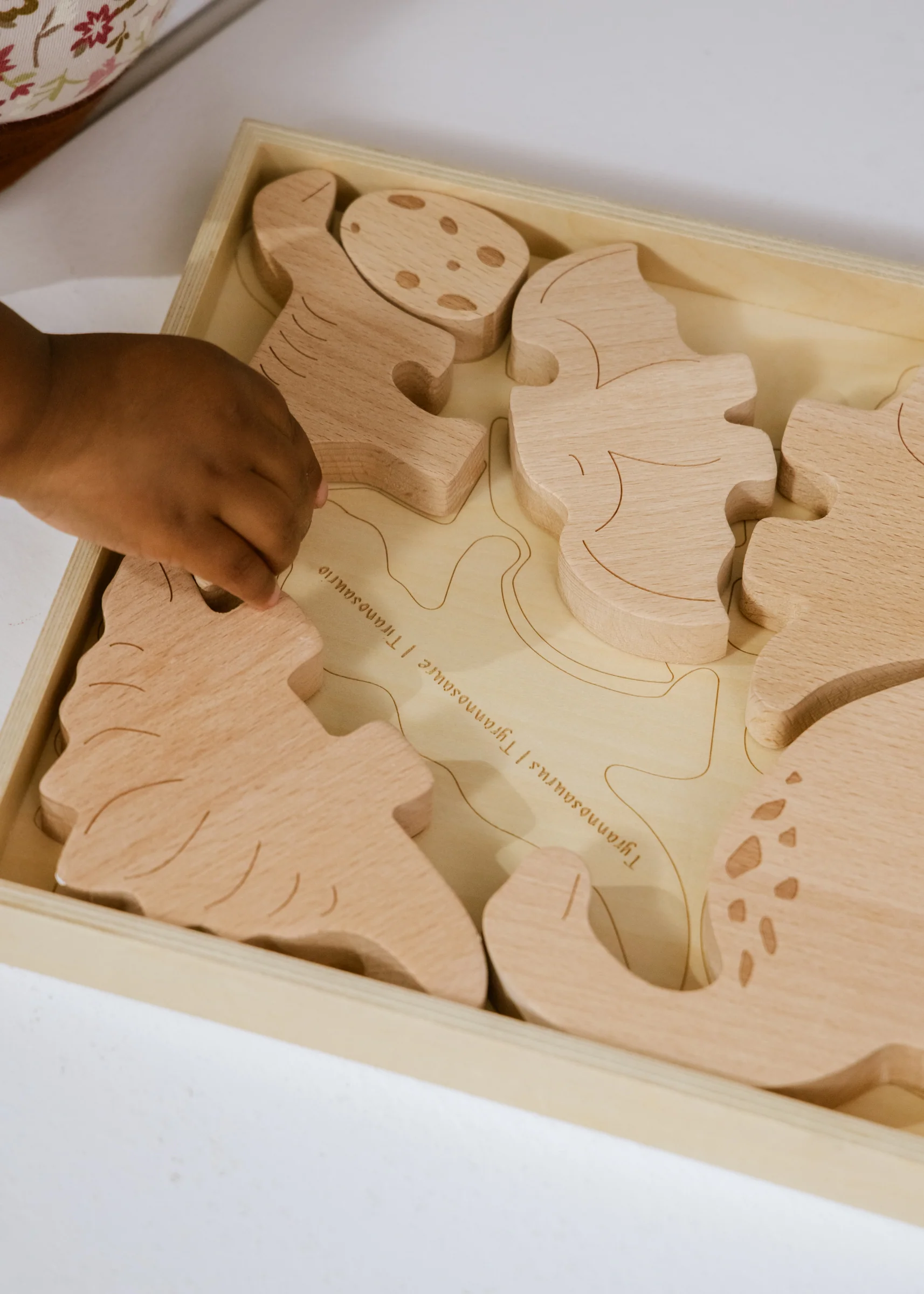 Coco Village Wooden Balance Puzzle - Dino - 7 pieces - Image 2