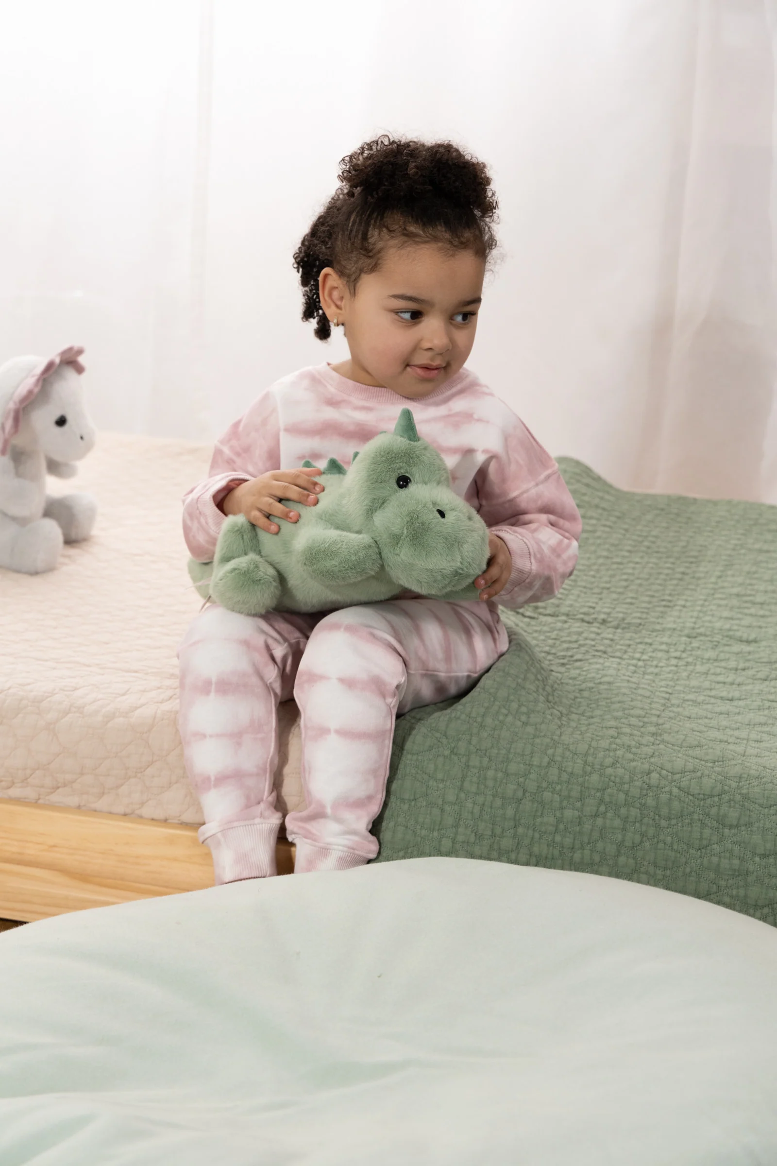 Coco Village Dino Plush Toy - Light Green Stegosaurus - Image 6