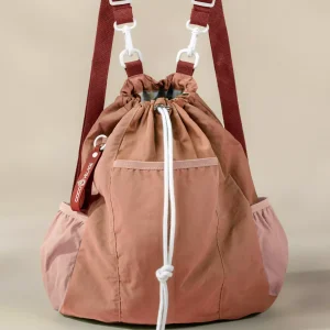 Coco Village Washable Nylon Gym Bag - Blushfield