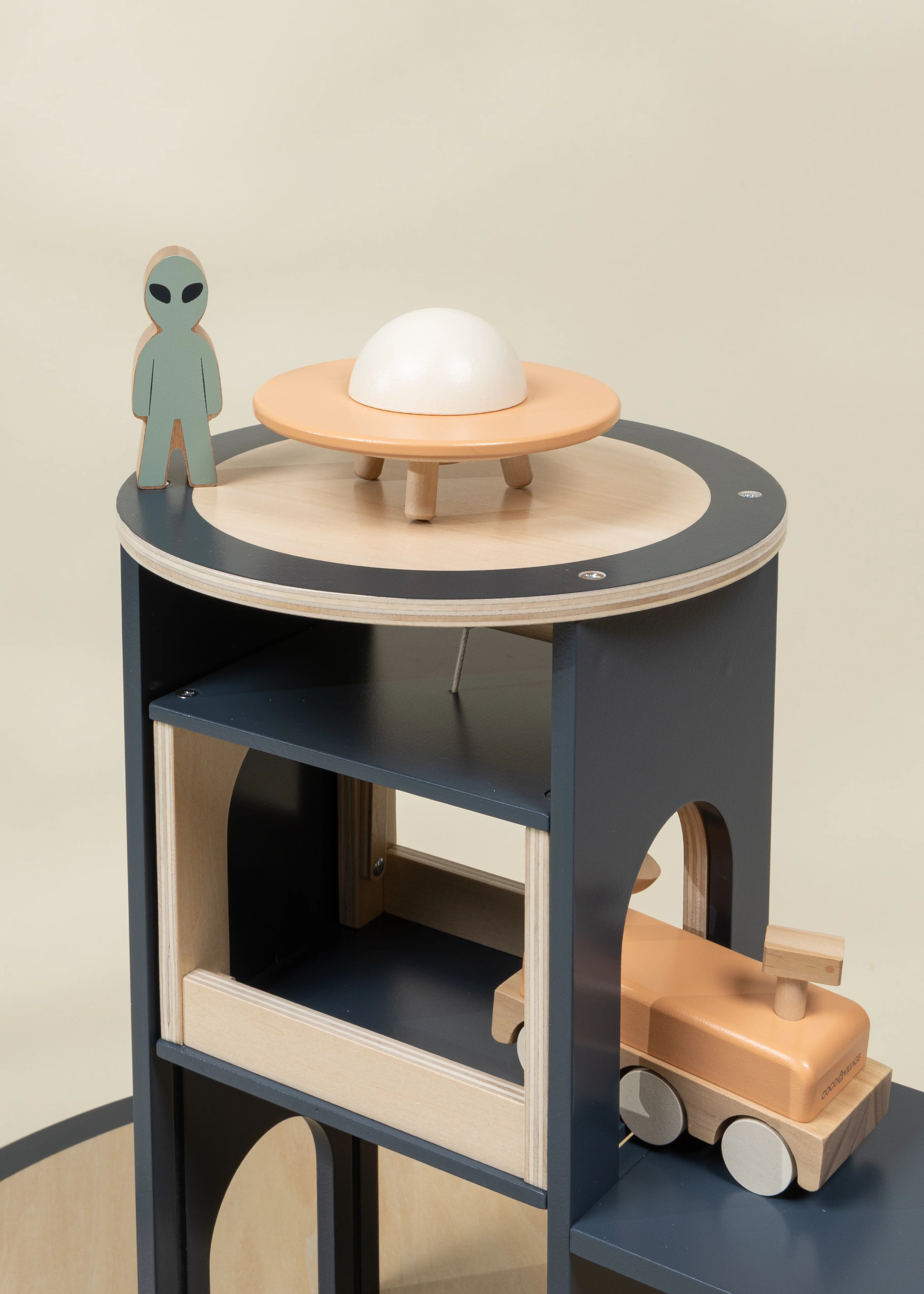 Coco Village Oversized Wooden Space Station Playset & Accessories - Image 4