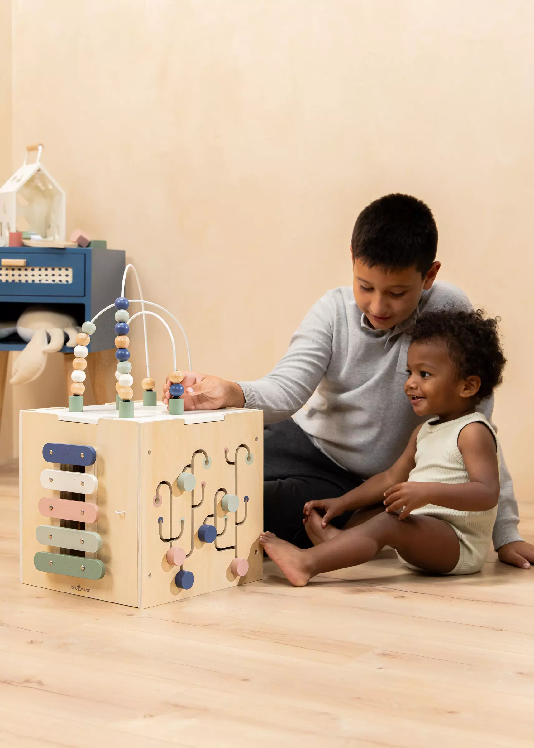 Coco Village Wooden Activity Cube - Image 15