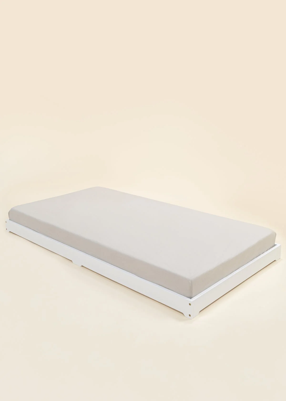 Coco Village Wooden Bed Frame - White - Image 3