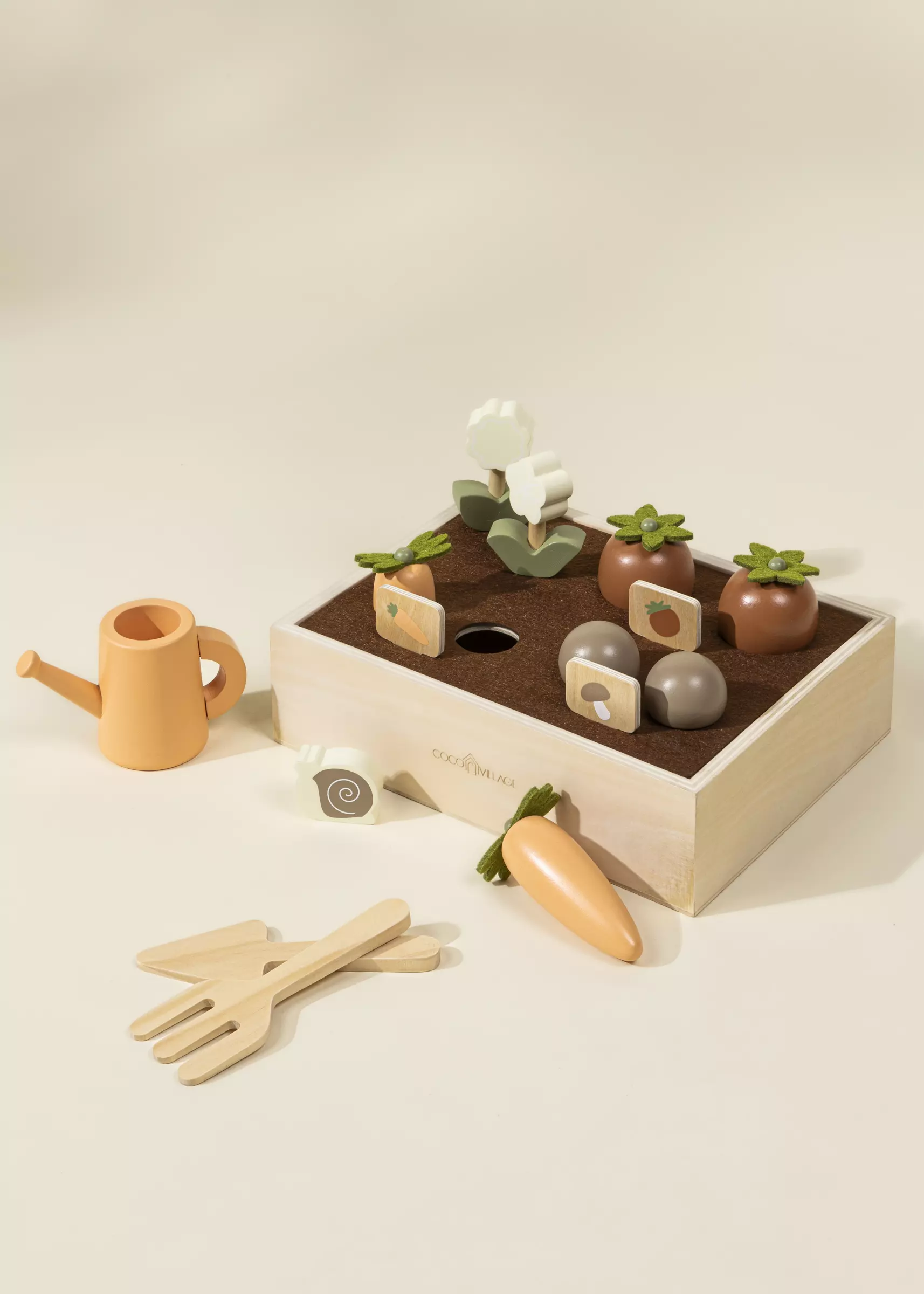 Coco Village Wooden Gardening Playset and Accessories