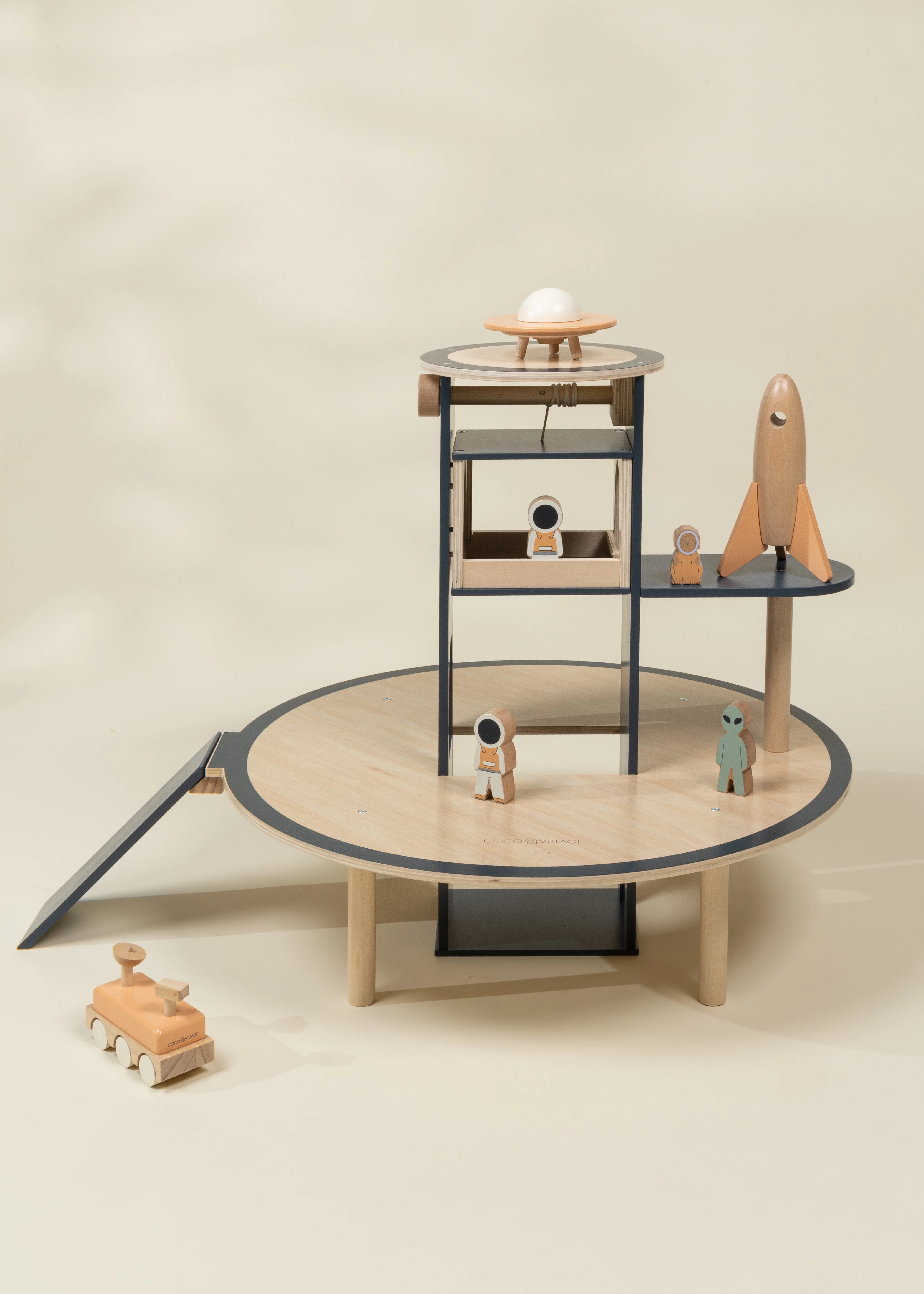 Coco Village Oversized Wooden Space Station Playset & Accessories