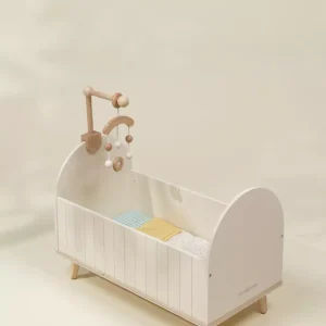Coco Village Wooden Dolls’ Crib & Accessories
