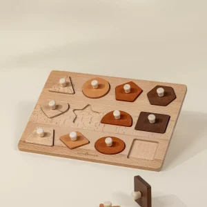 Coco Village Wooden Shapes Learning Set - 12 pcs