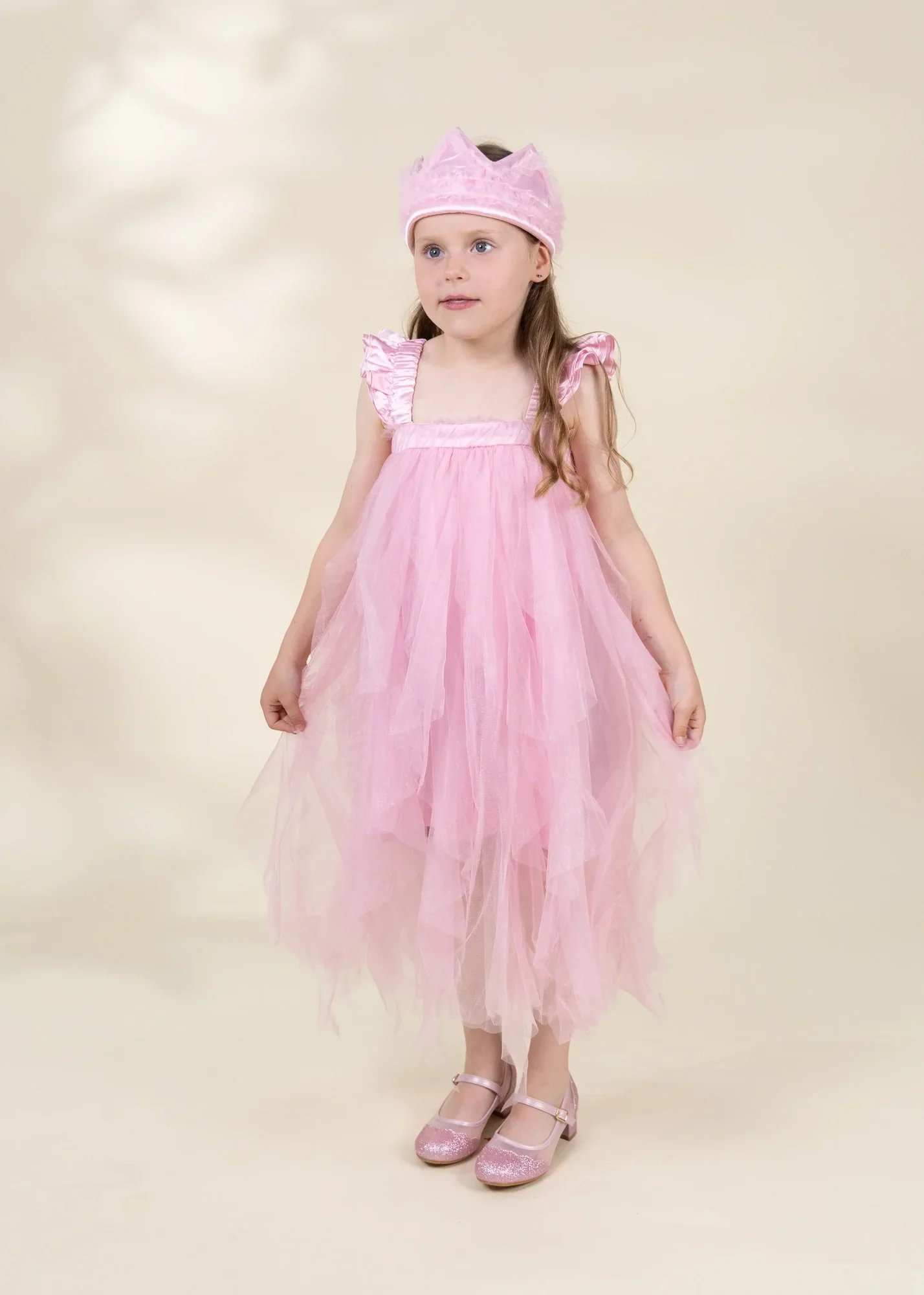 Coco Village Role Play Dress-Up Pink Ruffle Crown - Image 4