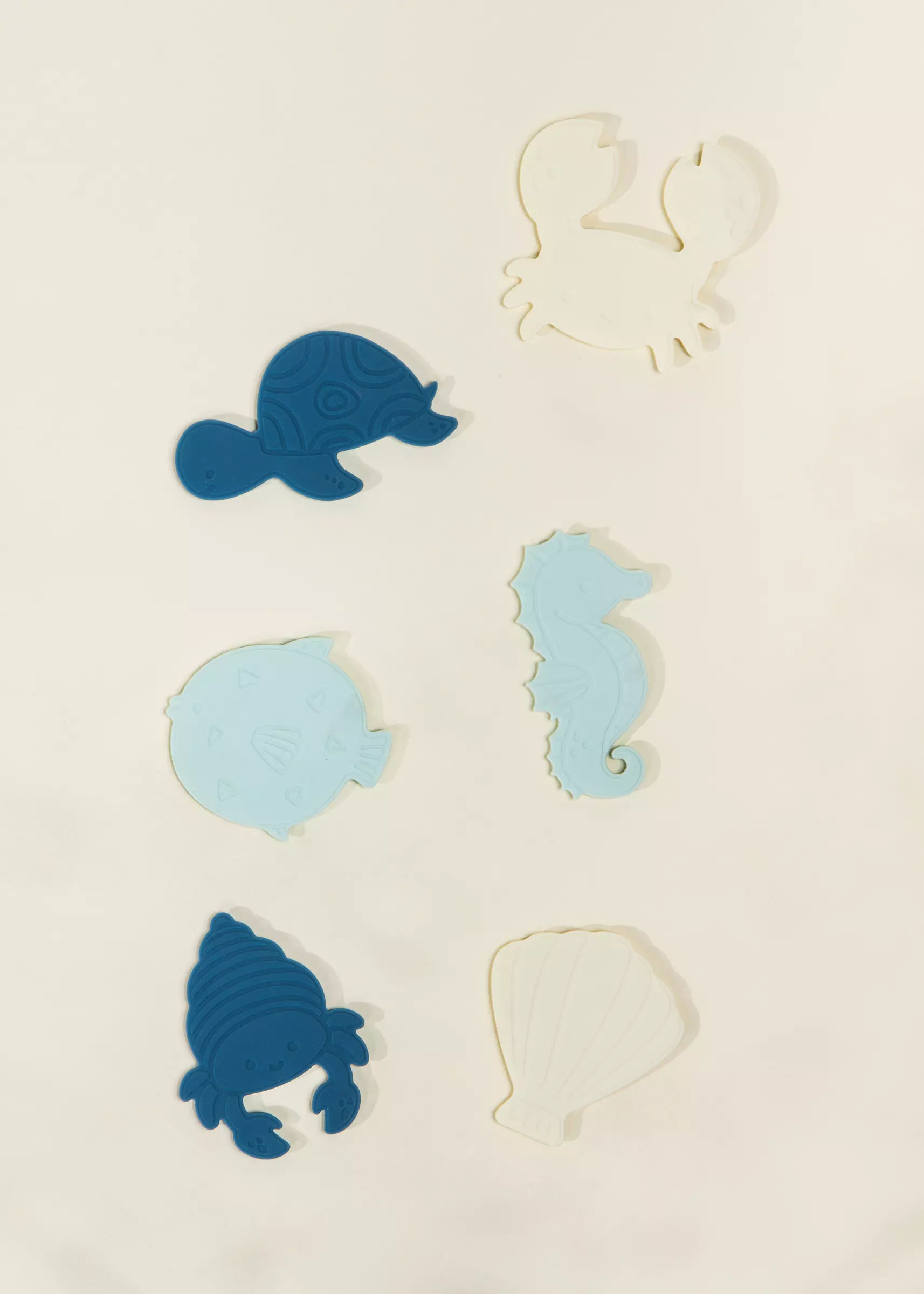 Coco Village Set of 6 Silicone Mini Bath Suction Toys - Image 5