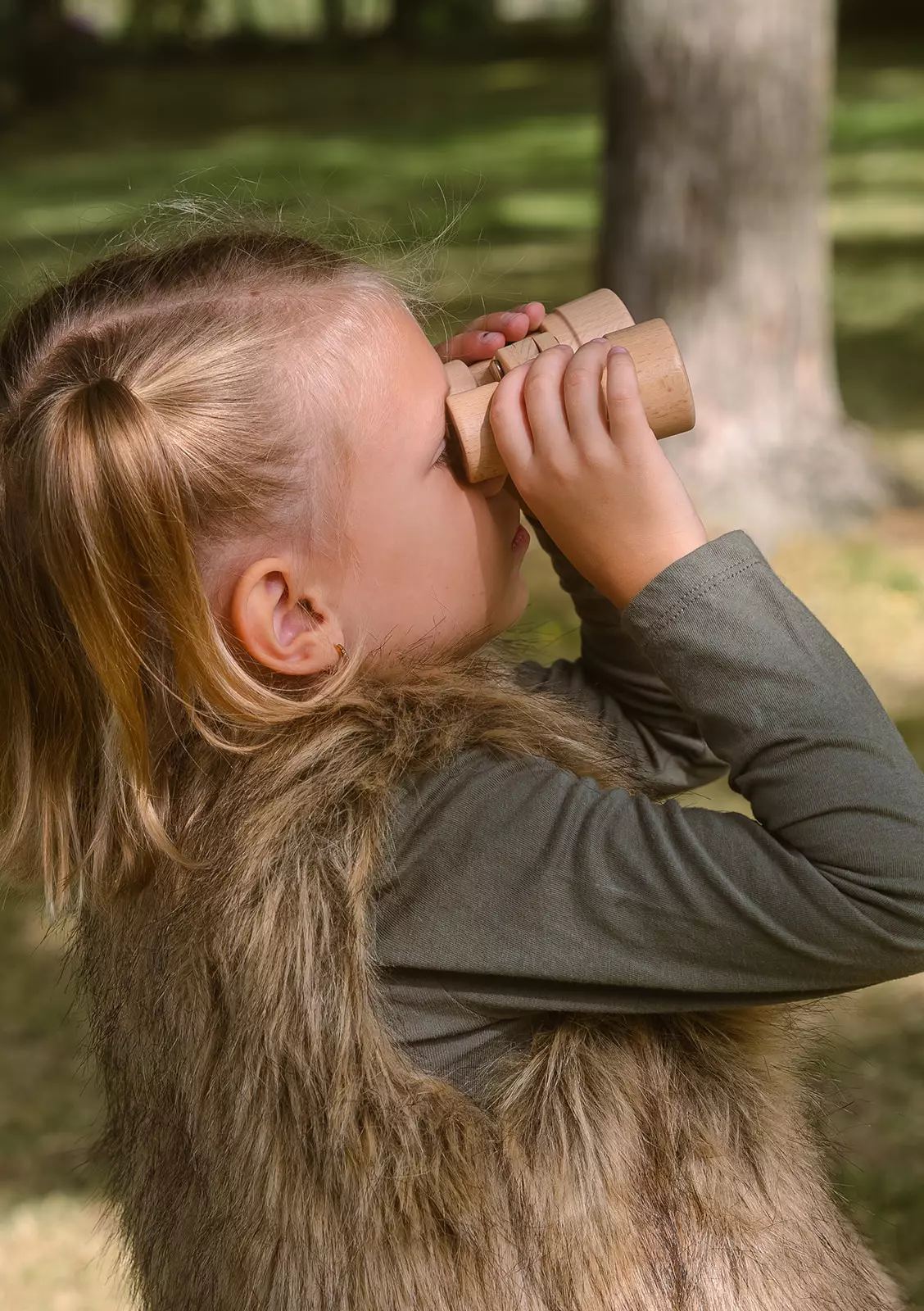 Coco Village Explorer’s Wooden Binoculars - Image 6